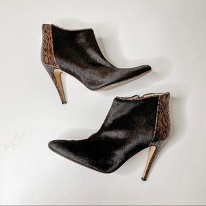 Manolo Blahnik Brown Ankle Boots